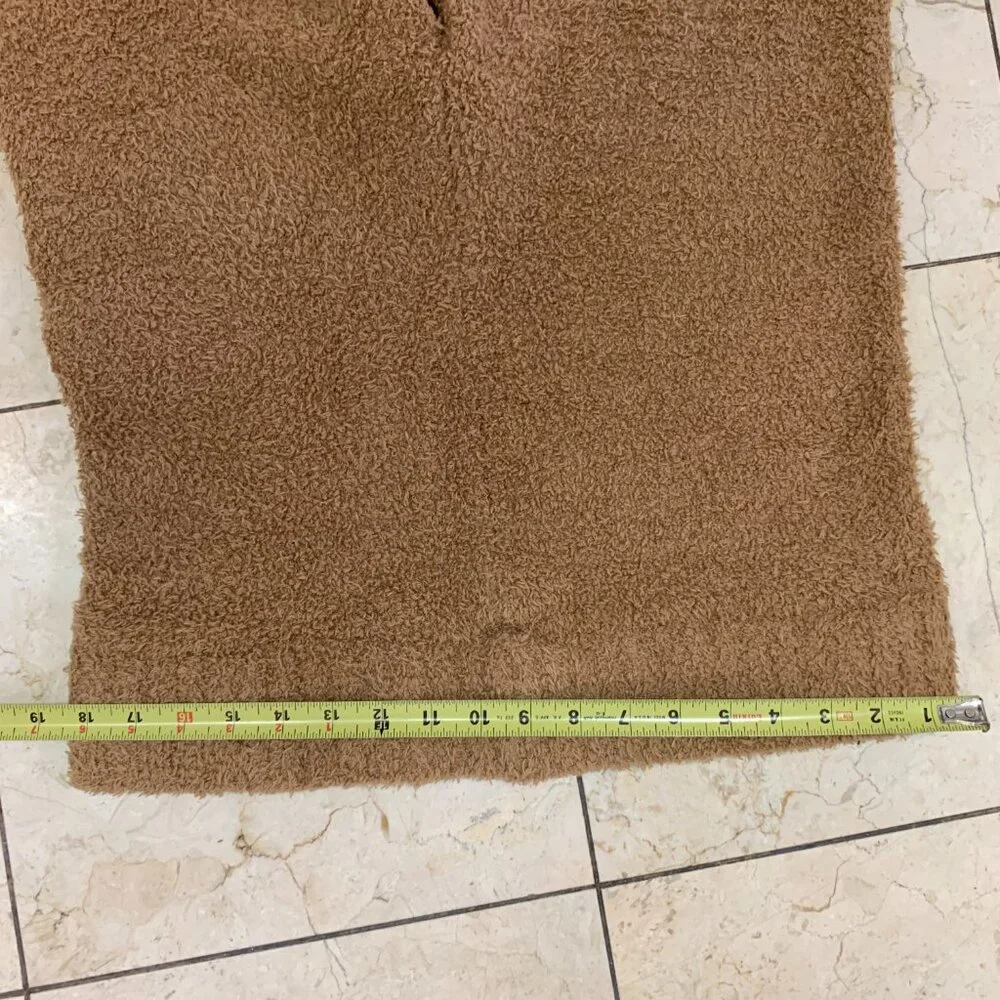 Skims Women's  Camel Cozy Knit Wide Leg Snow Pants AP-BTM-0142 Size 2X/3X. In ve - Picture 14 of 15